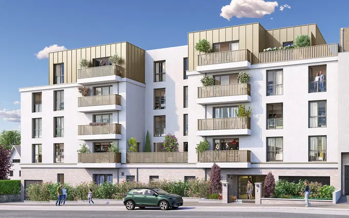 Programme immobilier neuf Orvault quartier recherché du petit chantilly à Orvault