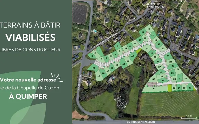 Programme immobilier neuf Coteaux de cuzon à Quimper