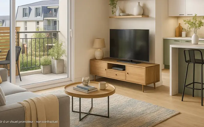 Programme immobilier neuf Ménilles coeur de ville à 15 min en voiture d'evreux à Ménilles