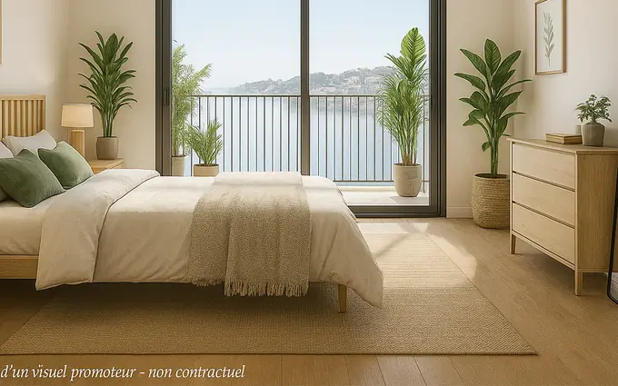 Programme immobilier neuf Dieppe vue chenal au pied du port de plaisance à Dieppe