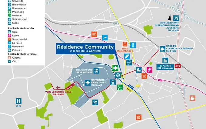 Programme immobilier neuf Résidence community à Clermont-Ferrand