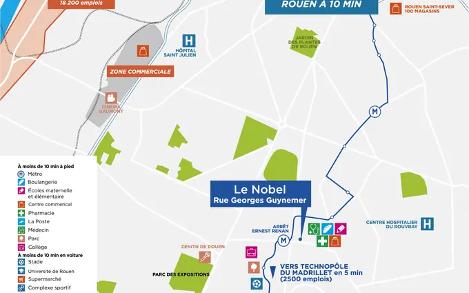 Programme immobilier neuf Le nobel à Saint-Étienne-du-Rouvray