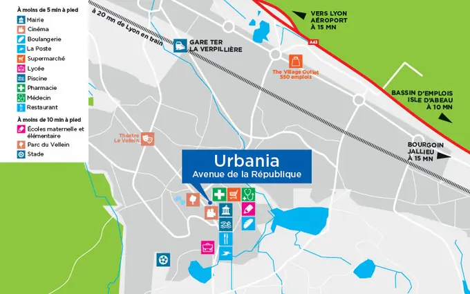 Programme immobilier neuf Urbania à Villefontaine