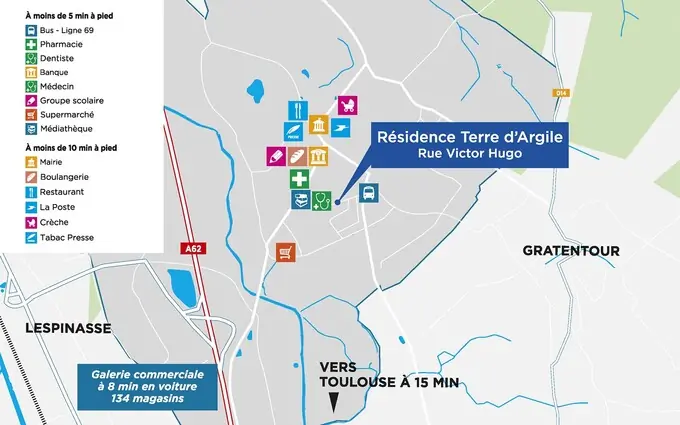 Programme immobilier neuf Résidence terre d'argile à Bruguières