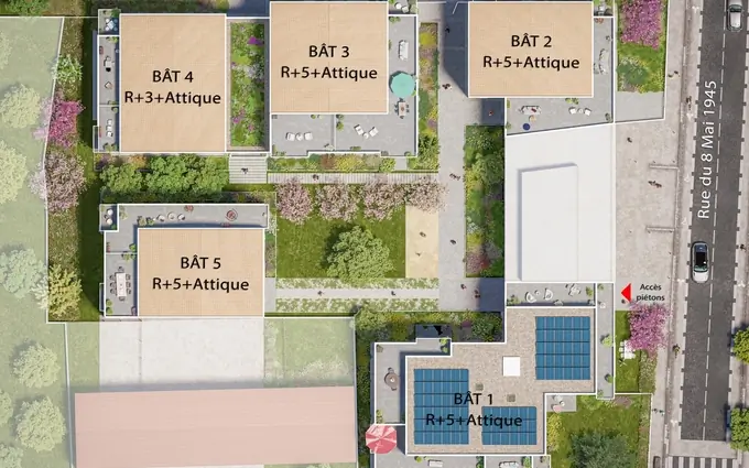 Programme immobilier neuf Appartements brs villeurbanne à Villeurbanne