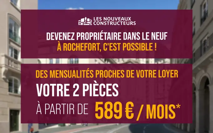 Programme immobilier neuf Jardins Lafayette à Rochefort