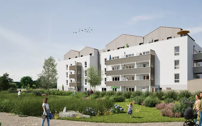 Programme immobilier neuf Montaigu-Vendée à 10 minutes à pied du coeur de ville à Montaigu-Vendée