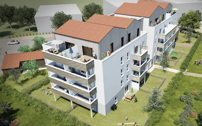Programme immobilier neuf Montaigu-Vendée à 10 minutes à pied du coeur de ville à Montaigu-Vendée