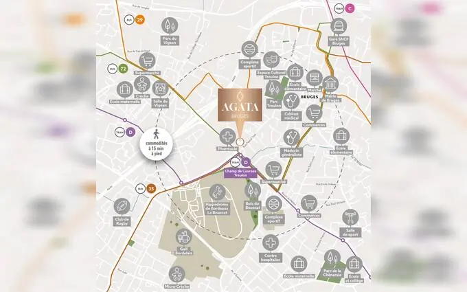 Programme immobilier neuf Agata à Bruges