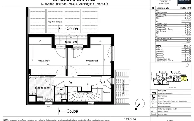 Programme immobilier neuf Le clos mont d'or pleine propriete à Champagne-au-Mont-d'Or
