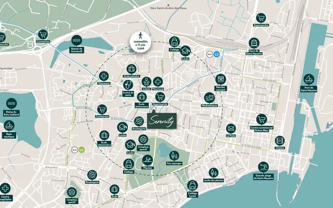 Programme immobilier neuf Serenity tva 5,5% à Saint-Nazaire