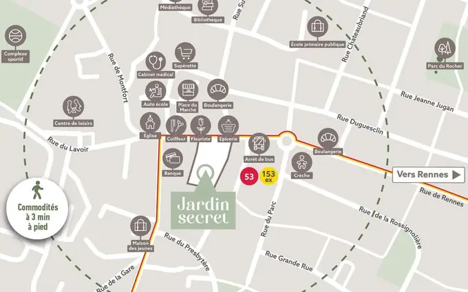 Programme immobilier neuf Jardin secret à L'Hermitage