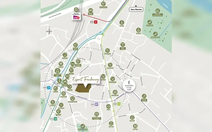 Programme immobilier neuf Esprit faubourg à Rezé