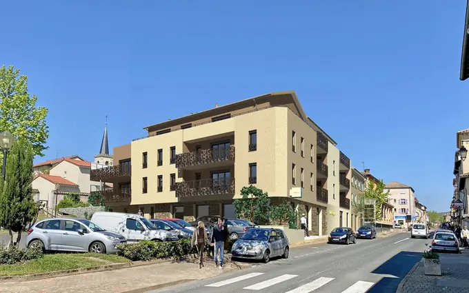 Programme immobilier neuf Saint-étienne-des-oullières adresse d'exception en coeur de ville à Saint-Étienne-des-Oullières