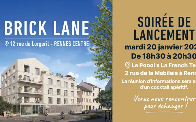 Programme immobilier neuf Brick lane à Rennes (35000)
