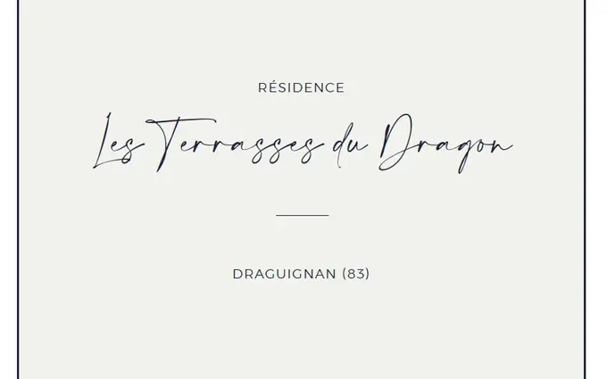 Programme immobilier neuf Les Terrasses du Dragon à Draguignan