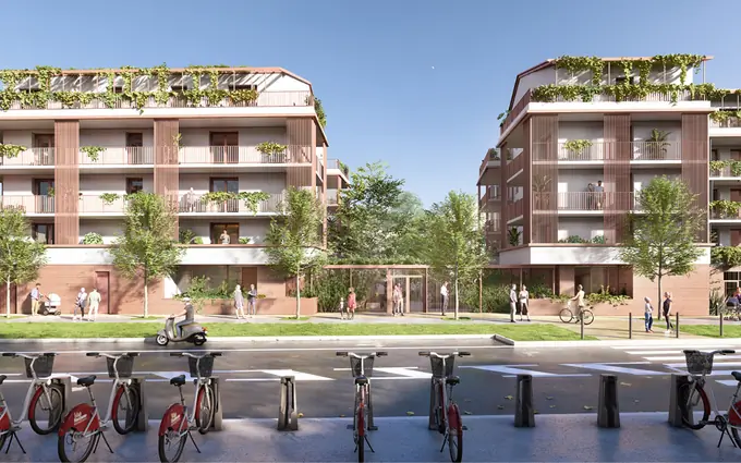 Programme immobilier neuf Toulouse petite copropriété à 4 min à pied du métro borderouge à Toulouse