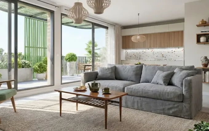 Programme immobilier neuf Montpellier vue sur le Parc Georges Charpak à Montpellier