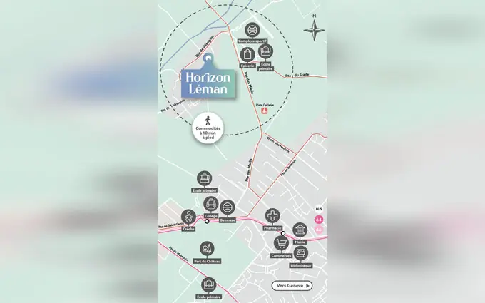 Programme immobilier neuf Horizon leman à Prévessin-Moëns
