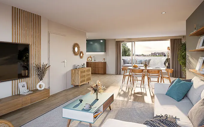 Programme immobilier neuf Tourcoing quartier du quadrilatère