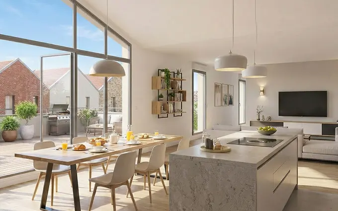 Programme immobilier neuf Tourcoing quartier du quadrilatère à Tourcoing