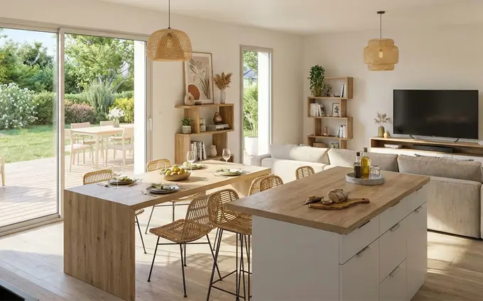 Programme immobilier neuf Paimpol maisons plein pied non-mitoyennes proches commerces à Paimpol