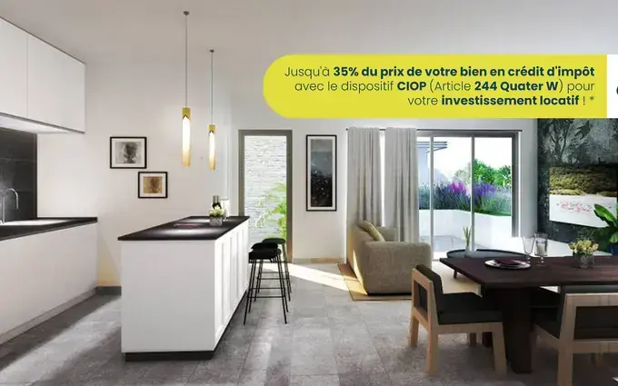 Programme immobilier neuf Saint-pierre proche lagon à Saint Pierre (97410)