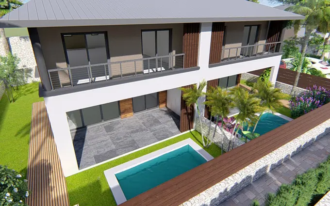 Programme immobilier neuf Saint-pierre grand bois villas avec piscines au sud de l'île à Saint Pierre