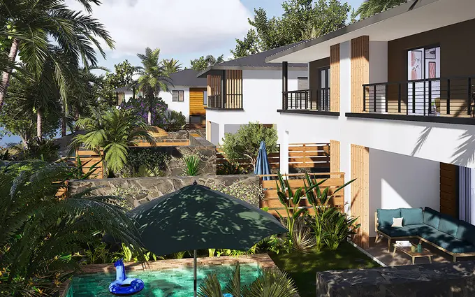 Programme immobilier neuf Saint-pierre grand bois villas avec piscines au sud de l'île à Saint Pierre