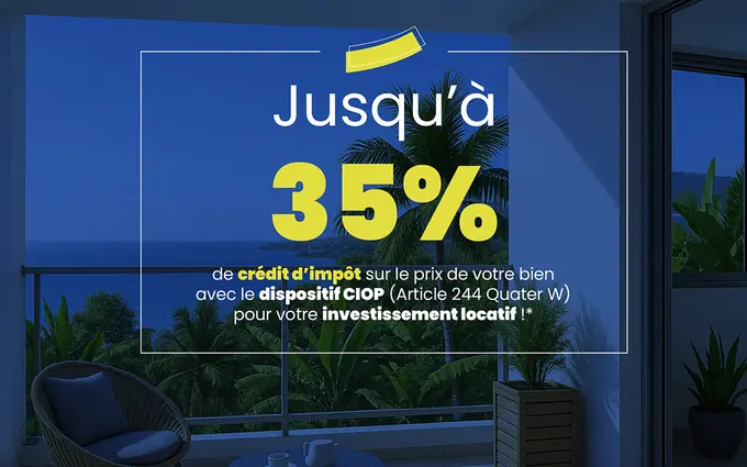 Programme immobilier neuf Terre sainte villas avec piscines au sud de l'île à Saint Pierre