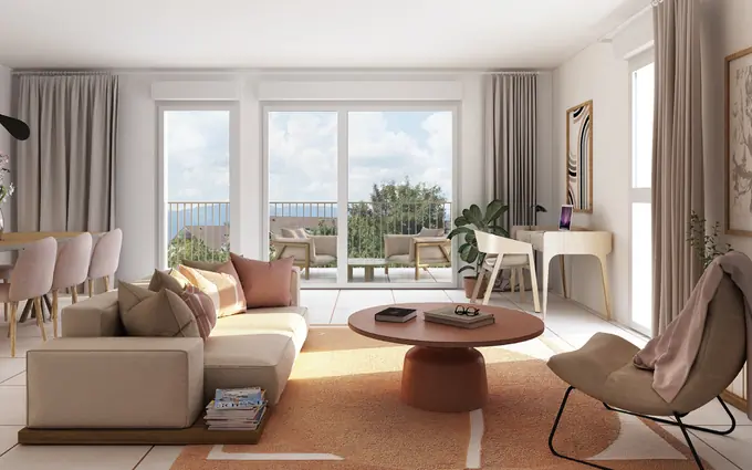 Programme immobilier neuf Douvaine coeur de ville à 7 min en voiture du lac du léman à Douvaine (74140)