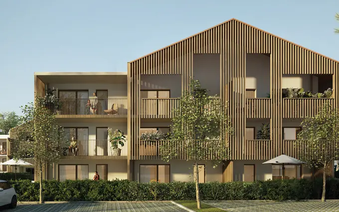 Programme immobilier neuf Douvaine coeur de ville à 7 min en voiture du lac du léman à Douvaine