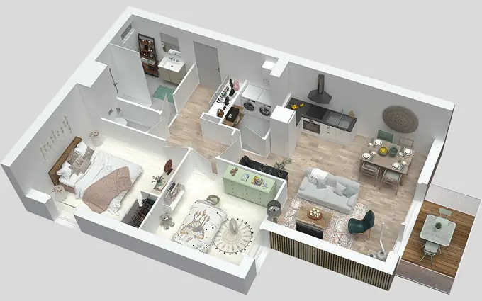 Programme immobilier neuf Saint-pol-de-léon à 2 min à pied de la cathédrale à Saint-Pol-de-Léon