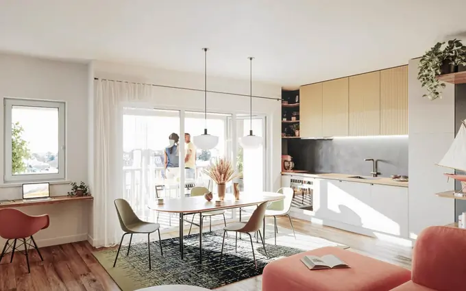 Programme immobilier neuf Brest coeur de kerbonne avec vue dégagée sur la rade à Brest (29200)