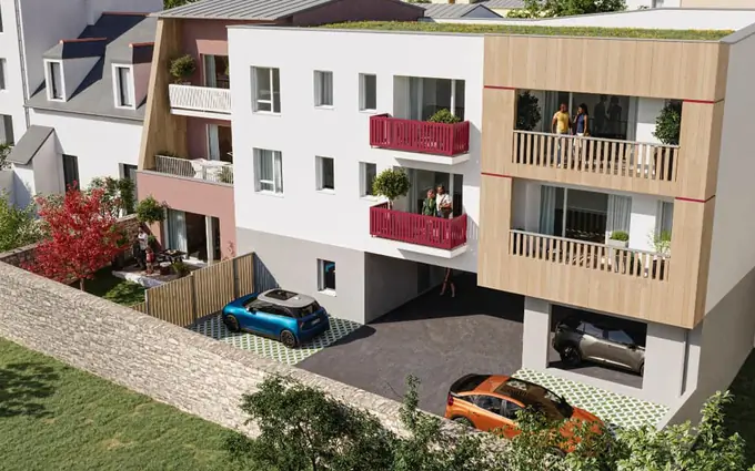 Programme immobilier neuf Brest coeur de kerbonne avec vue dégagée sur la rade à Brest