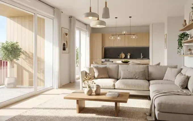 Programme immobilier neuf Brest coeur de Kerbonne avec vue dégagée sur la rade à Brest