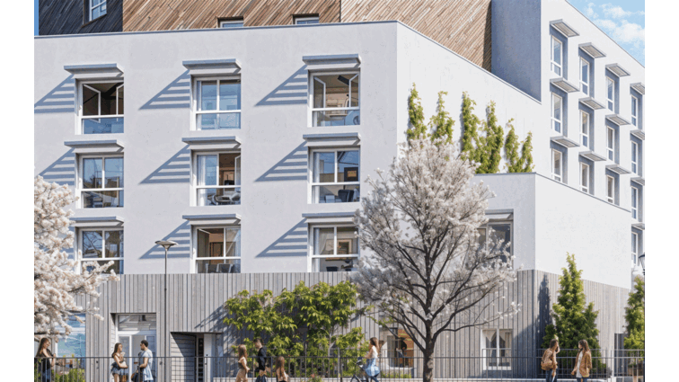 Programme immobilier neuf Colombes à résidence étudiante 5 min à pied du tramway ligne 2 à Colombes