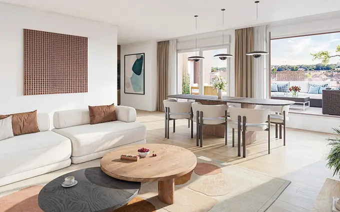 Programme immobilier neuf Croix à deux pas du métro m2 à Croix