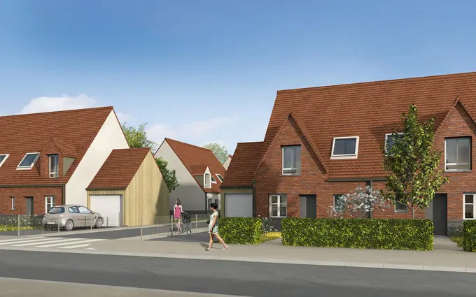 Programme immobilier neuf Gondecourt au coeur d'un écrin de verdure à Gondecourt