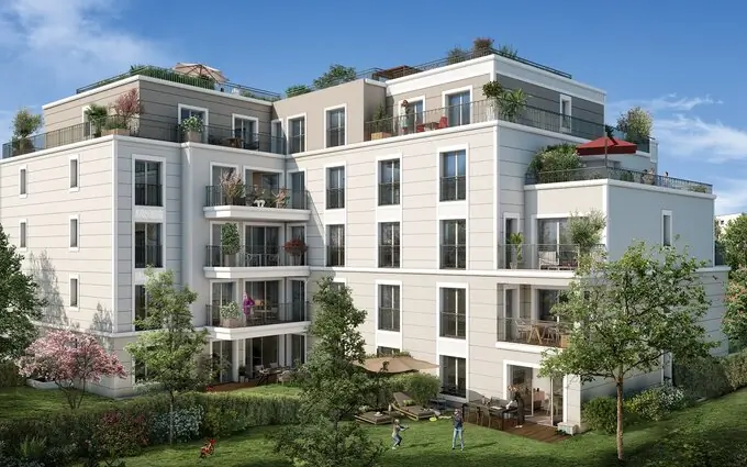 Programme immobilier neuf Saint-cloud quartier montretout à 10 min de la ligne l à Saint-Cloud