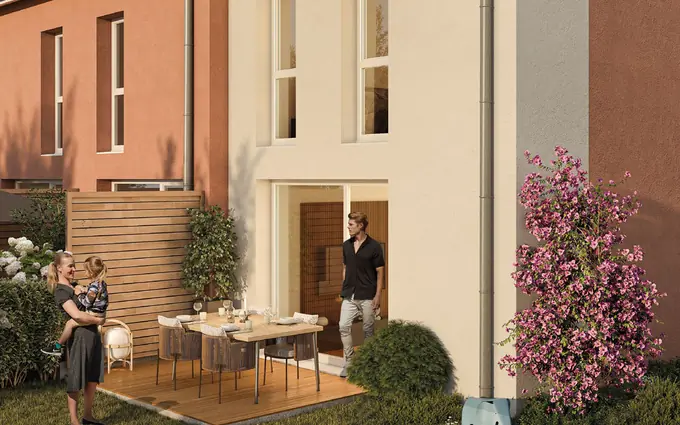 Programme immobilier neuf Aucamville à 10 min en voiture du métro et du centre commercial à Aucamville