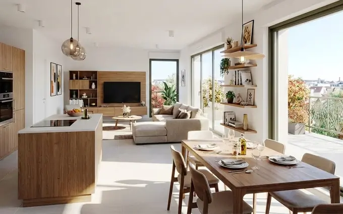 Programme immobilier neuf Dijon nord résidence haut de gamme et intimiste de 8 logements à Dijon