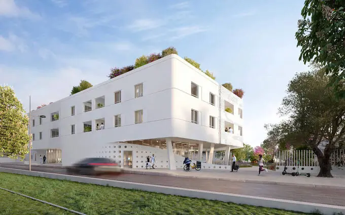 Programme immobilier neuf Castelnau-le-lez à 1 min à pied du t2 à Castelnau-le-Lez