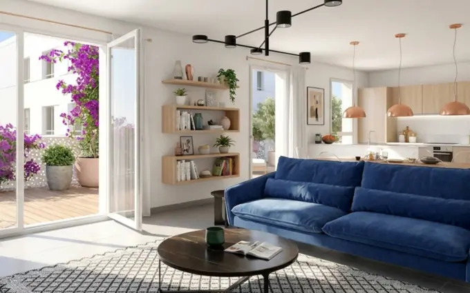 Programme immobilier neuf Castelnau-le-Lez à 1 min à pied du T2 à Castelnau-le-Lez