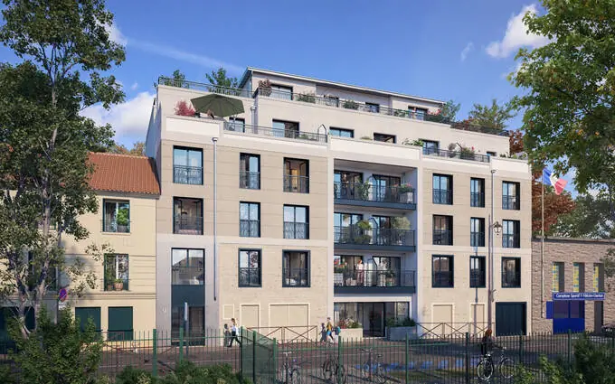 Programme immobilier neuf Mantes-la-jolie face square brieussel-bourgeois à Mantes-la-Jolie (78200)