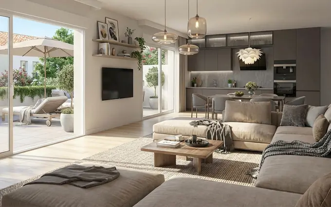 Programme immobilier neuf Bordeaux adresse rare maisons neuves quartier chartrons à Bordeaux