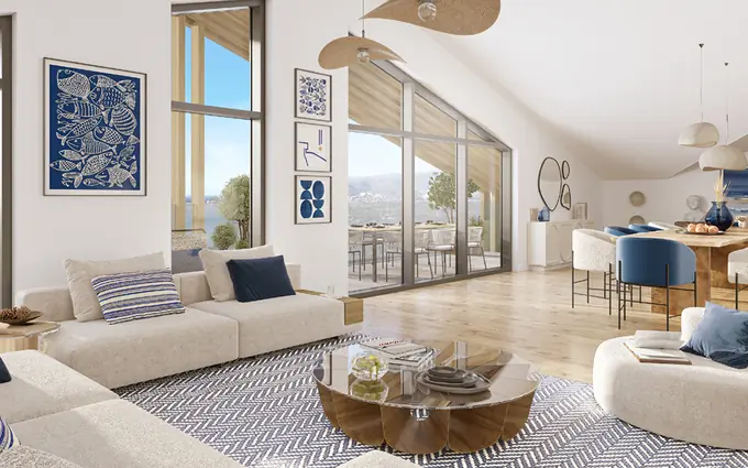 Programme immobilier neuf La ciotat domaine privé au baguier avec piscine et vue mer à La Ciotat (13600)