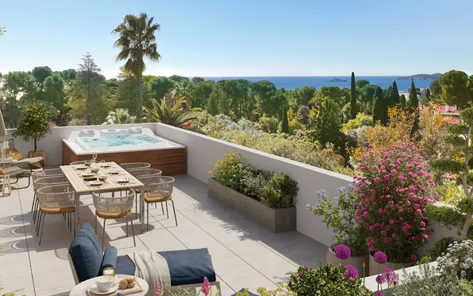 Programme immobilier neuf La ciotat domaine privé au baguier avec piscine et vue mer à La Ciotat