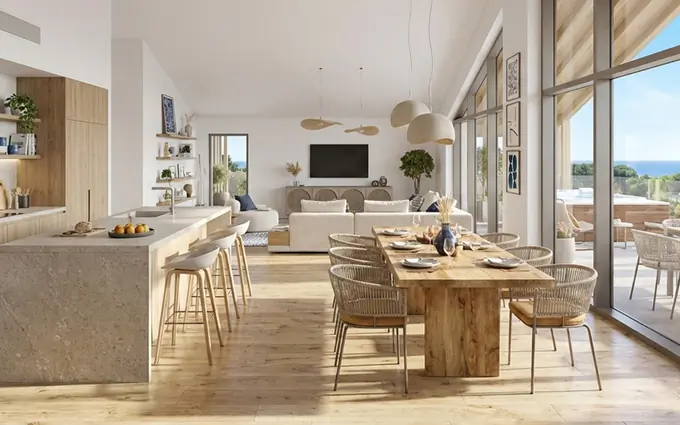 Programme immobilier neuf La ciotat domaine privé au baguier avec piscine et vue mer à La Ciotat