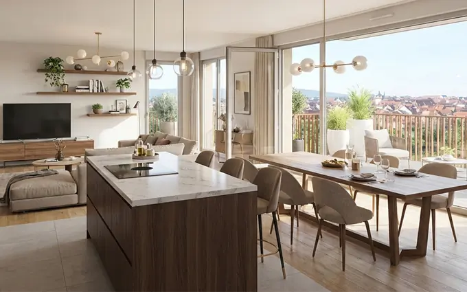 Programme immobilier neuf Sélestat adresse unique avec vues sur les berges de l'ill à Sélestat